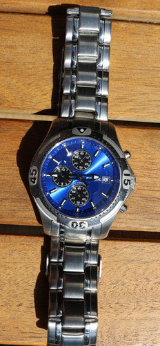 Fossil blue damen chronograph - fossil,