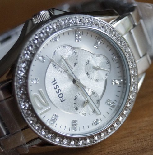 Fossil riley silber damen - fossil,