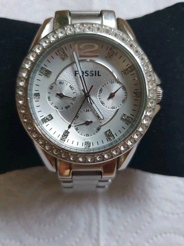 Fossil riley es3202 damenuhr - riley,